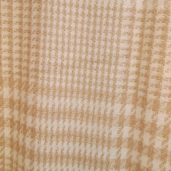 Knit Loop Scarf -Tan & Pink Plaid - Inc International Concepts Acces 74"x18" - Picture 3 of 6